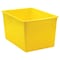 Teacher Created Resources Storage Bin, Plastic, Yellow, 3 PK 20431 - alternate 2